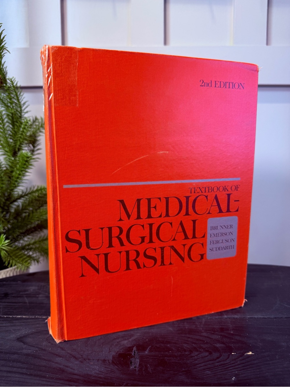 TEXTBOOK OF MEDICAL-SURGICAL NURSING 2nd Edition Hardcover Bruner Emerson